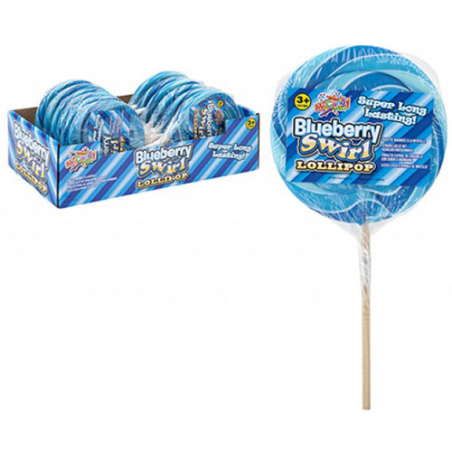 Swirl Lollipop Blueberry