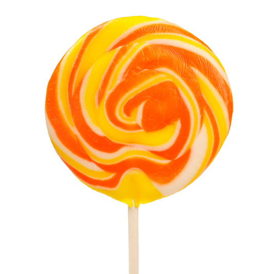 Swirly Lollipops - Orange Flavour