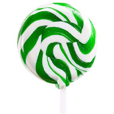 Swirly Lollipops - Green Apple