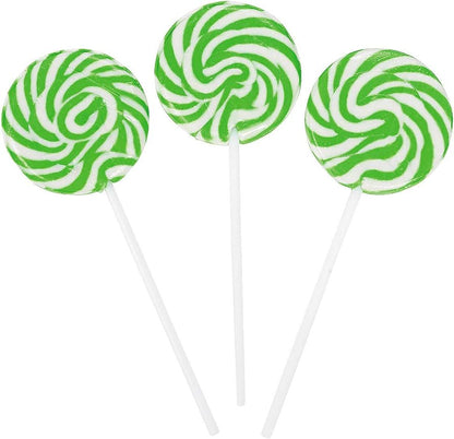 Swirly Lollipops - Green Apple