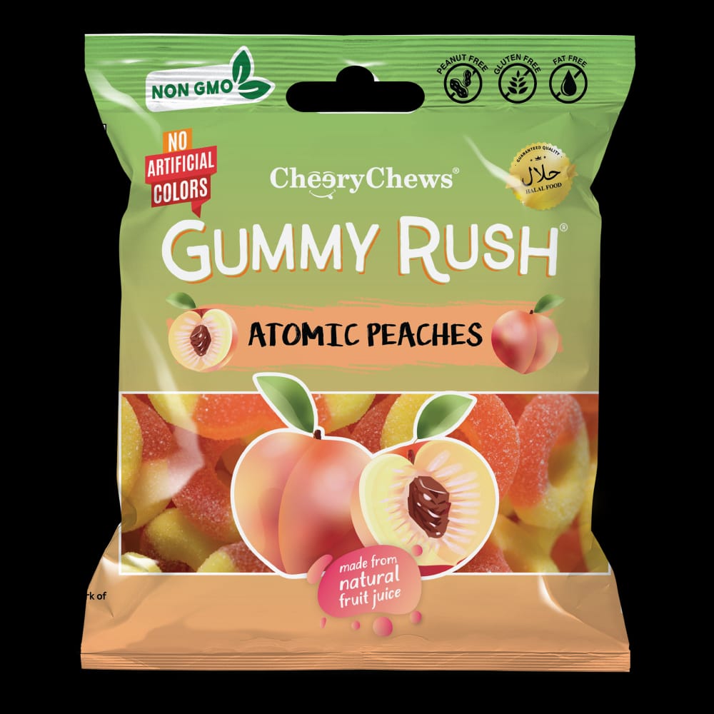 Gummy Rush - Atomic Peaches (90g)