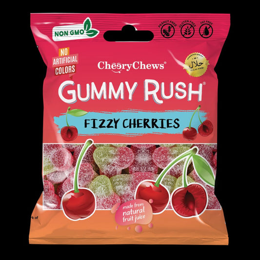 Gummy Rush - Fizzy Cherries (90g)