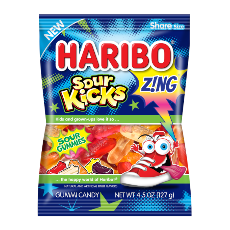 Haribo Z!NG Sour Kicks (127g)